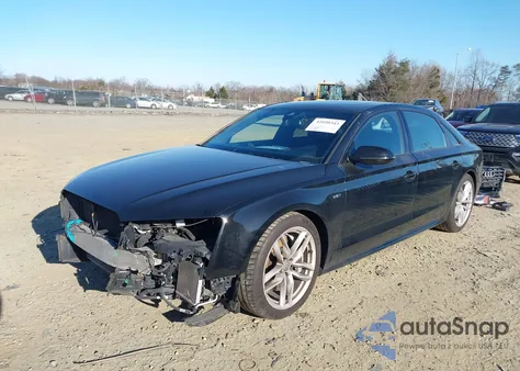 2016 Audi A8 L 4.0T Sport z USA, uszkodzony, nr VIN WAU43AFDXGN006262